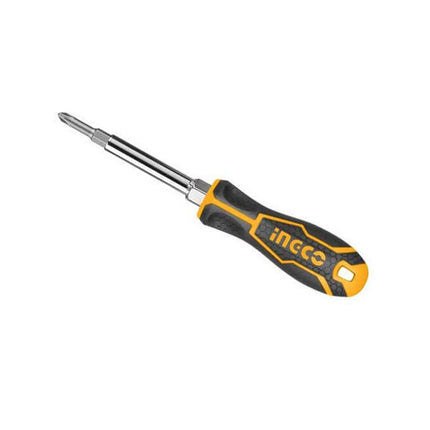 INGCO AKISD0608 6-in-1 Versatile Screwdriver Set with CR-V Bits