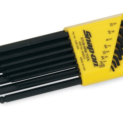 AWBS13Snap-Onمجموعة مفاتيح سداسية على شكل L مقاس SAE 13 قطعة