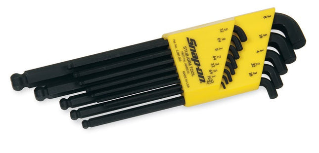 AWBS13Snap-Onمجموعة مفاتيح سداسية على شكل L مقاس SAE 13 قطعة