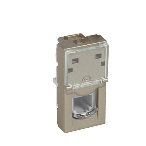 570056Legrandمنفذ الهاتف Arteor RJ11 بموصل Jack معياري شامبانيا وحدة واحدة