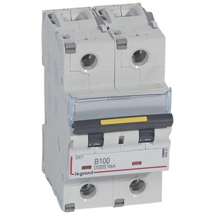 408967Legrandقاطع دارة Legrand DX3 ثنائي القطب 100A منحنى B