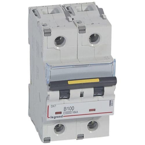 408967Legrandقاطع دارة Legrand DX3 ثنائي القطب 100A منحنى B