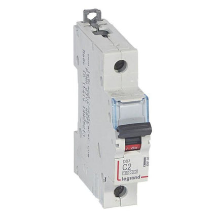 409108Legrandقاطع دارة Legrand MCB DX3 10000A أحادي القطب 2A منحنى C