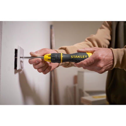 0-68-010 /STANLEYمجموعة مفكات ستانلي متعددة الرؤوس ذات الحركة المسننة