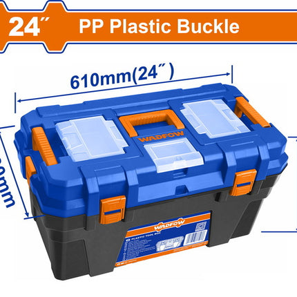 WTB1324Wadfow صندوق أدوات بلاستيكي 24" من WADFOW