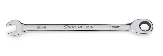 OXRM9ASnap-Onمفتاح براغي Snap-on 9 ملم 12 نقطة متري بتصميم رافعة 0 درجة OXRM9A