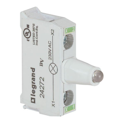 024272Legrandكتلة كهربائية مضاءة خضراء LED من Osmoz 230V لمحطة التحكم