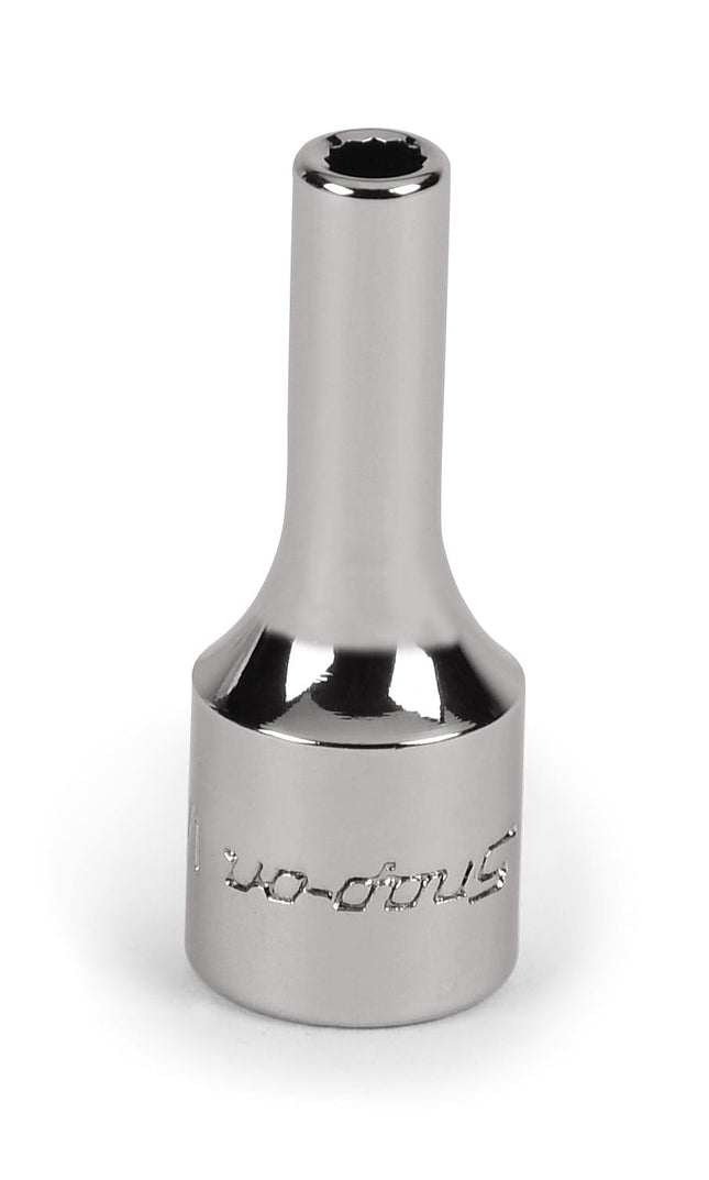 TMDS04Snap-Onمقبس Snap-on بقيادة 1/4" ذو 12 نقطة SAE 1/8" Flank Drive نصف عميق