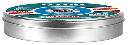 TAC2211155Total Toolsقرص قطع المعادن INOX من TOTAL بحجم 115 × 1.2 مم في صندوق معدني (TAC2211155)