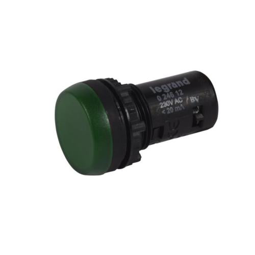 024612Legrandمؤشر ضوء Osmoz الأخضر LED 230 فولت تيار متردد 22 ملم
