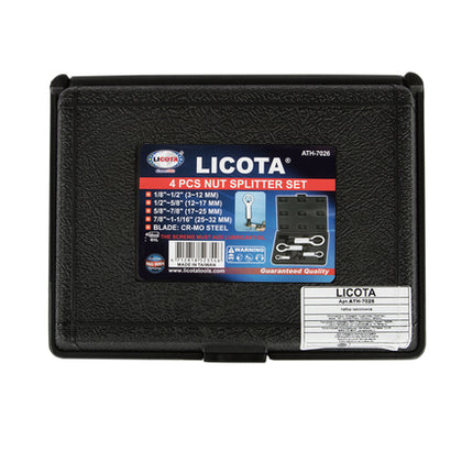 LICOTA ATH-7026 4PCS Nut Splitter Set