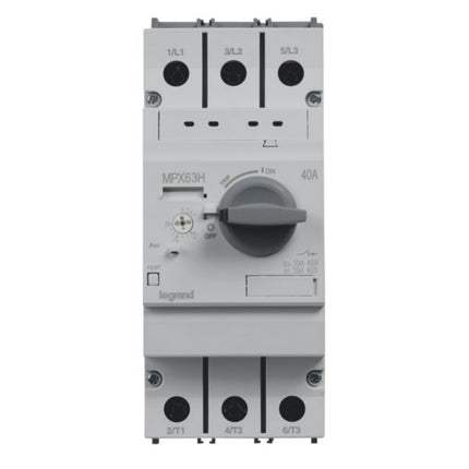 417366Legrandقاطع دارة حماية المحرك Legrand MPX3 من 28-40A بسعة 50kA