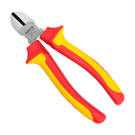 Yato 160mm Chrome Vanadium Steel Red Yellow Insulated Side Cutting Plier