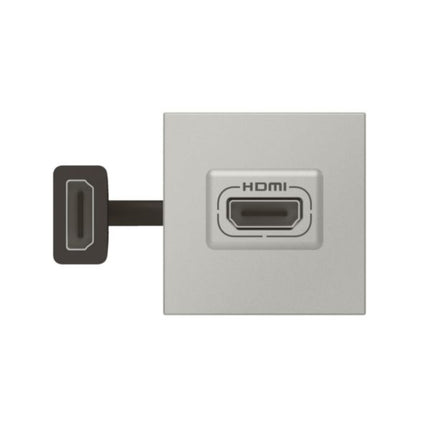 079279LLegrandمقبس HDMI مجهز مسبقاً موزاييك بمودولين ألومنيوم
