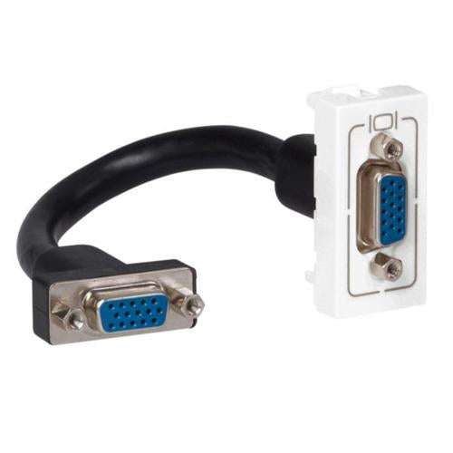 572097Legrandمقبس Legrand Arteor HD15 مجهز مسبقاً وحدة واحدة أبيض