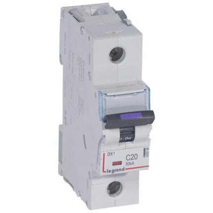 410036Legrandقاطع دائرة ليجراند DX3 رباعي الأقطاب 25 أمبير منحنى C