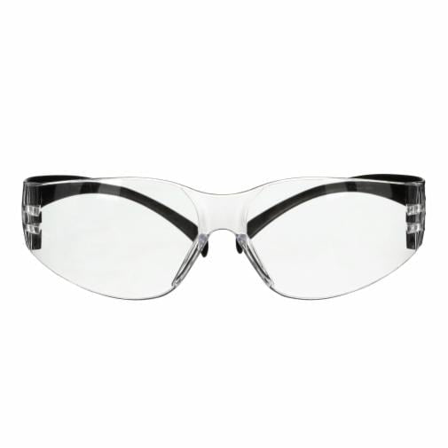 71002381743Mنظارات 3M SecureFit 100 Series SF101AF-BLK الواقية عدسات شفافة