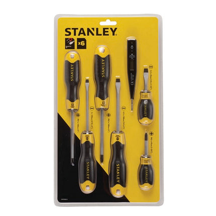 Screwdriver W/Bonus Set - Tester Included | 6 pcs