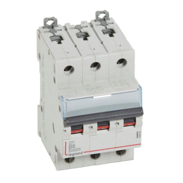 408988Legrandقاطع دارة Legrand DX3 ثلاثي الأقطاب 6A منحنى B