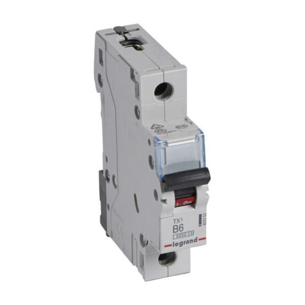 403353Legrandقاطع دائرة Legrand TX3 أحادي القطب 6A منحنى B