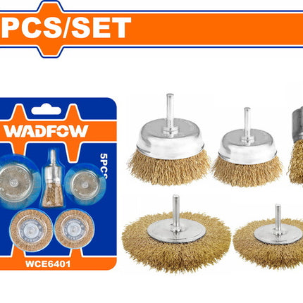 WCE6401Wadfow مجموعة فرش سلكية 5 قطع وادفو