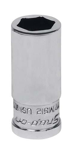 YTMS12Snap-Onمقبس نصف عميق ساكس 6 نقاط SAE 3/8" مع محرك 1/4" وتقنية Flank Drive® Xtra