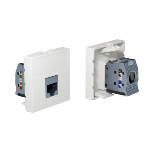 632937Legrandمحول مقبس Linkeo C+ أبيض RJ45 فئة 6A STP