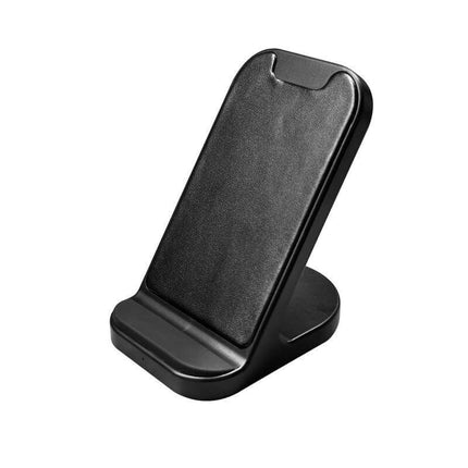 ITWC 1159Toolmart GiftsBASEL - @memorii Recycled 10W Wireless Charger Phone Stand - Black