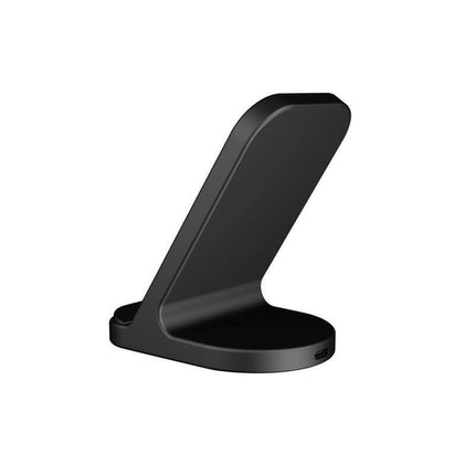 ITWC 1159Toolmart GiftsBASEL - @memorii Recycled 10W Wireless Charger Phone Stand - Black