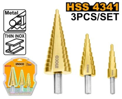 AKSDS80401INGCOطقم ريش بلبل نحاس صناعي 3 قطع إنجكو بقاعدة سادسة