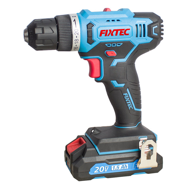 FCD2001X-1Fixtecم钻 FIXTEC بقوة 20 فولت بدون أسلاك مع بطارية الليثيوم أيون