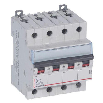 407622Legrandقاطع دورة ليجراند DX3 6000A رباعي الأقطاب 10A منحنى B
