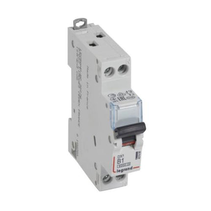 407468Legrandقاطع دارة Legrand DX3 بقوة 1A منحنى B سعة قطع 6kA أحادي القطب