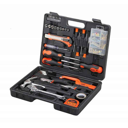 BMT126CBlack and deckerطقم أدوات يدوية بلاك آند ديكر BMT126C 126 قطعة برتقالي وأسود