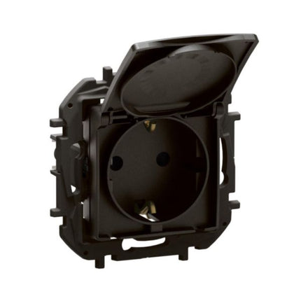 NP3129BKLegrandمقبس نيلوي شوكو 2P+E 16A 250V أسود مات