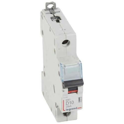 409806Legrandقاطع دورة Legrand DX3 أحادي القطب 10A منحنى D