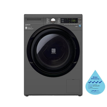 Hitachi,BD-90XFV 3CQ,Washing Machine Front Loading 9Kg-Hitachi-BD-90XFV 3CQ