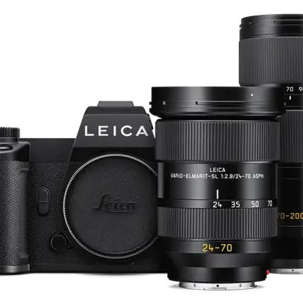 SL3-P Vario Kit 24-70 & 70-200Liecaمجموعة لايكا SL3-P فاريو 24-70 و 70-200 النظام الاحترافي