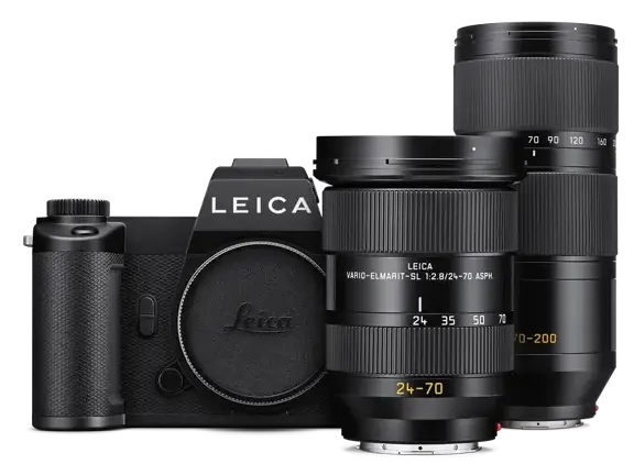 SL3-P Vario Kit 24-70 & 70-200Liecaمجموعة لايكا SL3-P فاريو 24-70 و 70-200 النظام الاحترافي