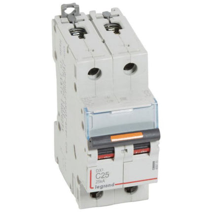 409770Legrandقاطع دوائر Legrand DX3 ثنائي القطب 25A منحنى C 25kA