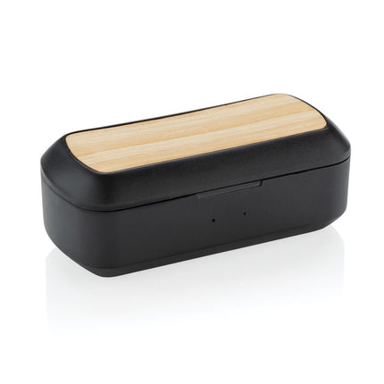 ITXD 742Toolmart GiftsBEBRA - XD Bamboo Free Flow TWS Earbuds in Charging Case - Black