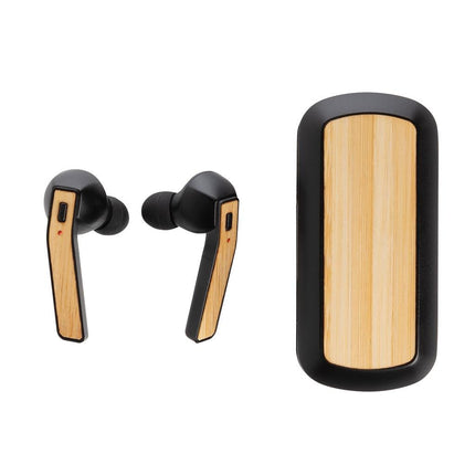 ITXD 742Toolmart GiftsBEBRA - XD Bamboo Free Flow TWS Earbuds in Charging Case - Black