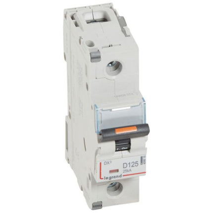 409816Legrandقاطع دوائر Legrand DX3 بقطب واحد 125A منحنى D