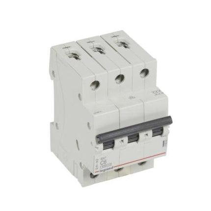 419232Legrandقاطع دارة Legrand RX3 ثلاثي الأقطاب 6A منحنى C