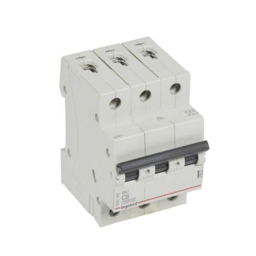 419232Legrandقاطع دارة Legrand RX3 ثلاثي الأقطاب 6A منحنى C