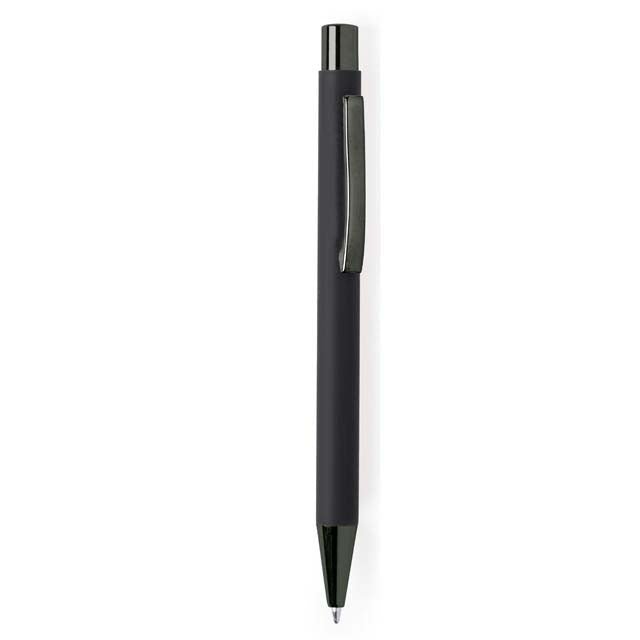 WIMP 261Toolmart GiftsBILLUND - Giftology Metal Ballpen - Black (Anti - bacterial)