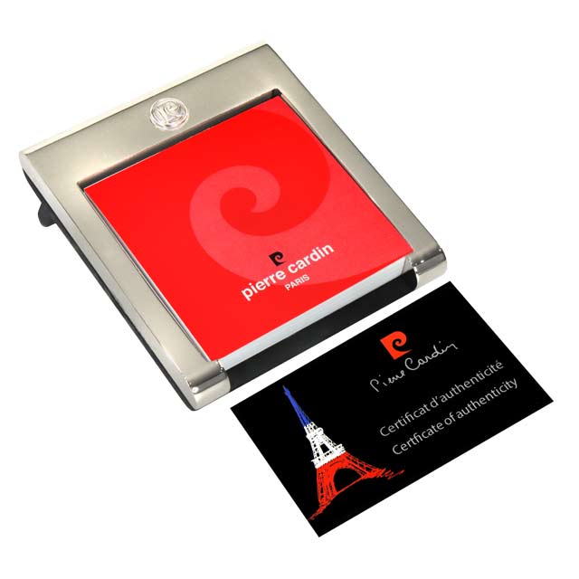 DTPC 777Toolmart GiftsBITONO - PIERRE CARDIN Metal Memo Pad