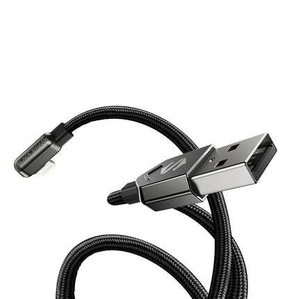 Black Shark USB-A Cable - Right-Angle| Lighting