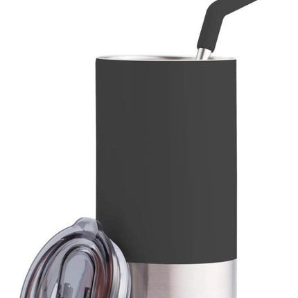 DWHL 331Toolmart GiftsBORCULO - CHANGE Collection Insulated Tumbler with Reusable Straw - Black