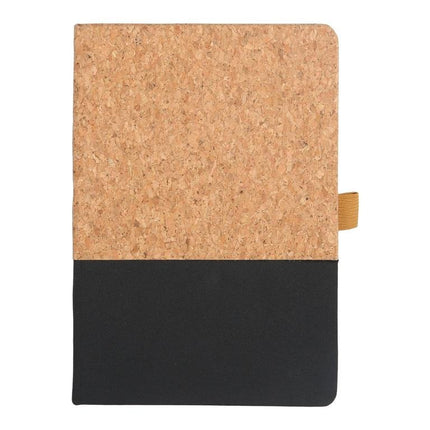NBEN 5101Toolmart GiftsBORSA - eco - neutral A5 Cork Fabric Hard Cover Notebook and Pen Set - Black